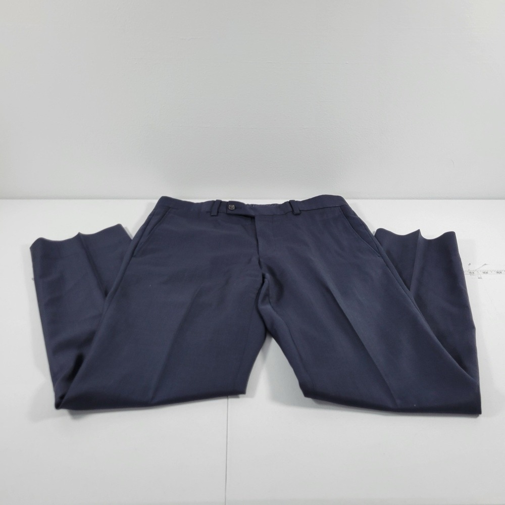 Ted Baker London Men's Wool Trousers Size 34x31 Blue